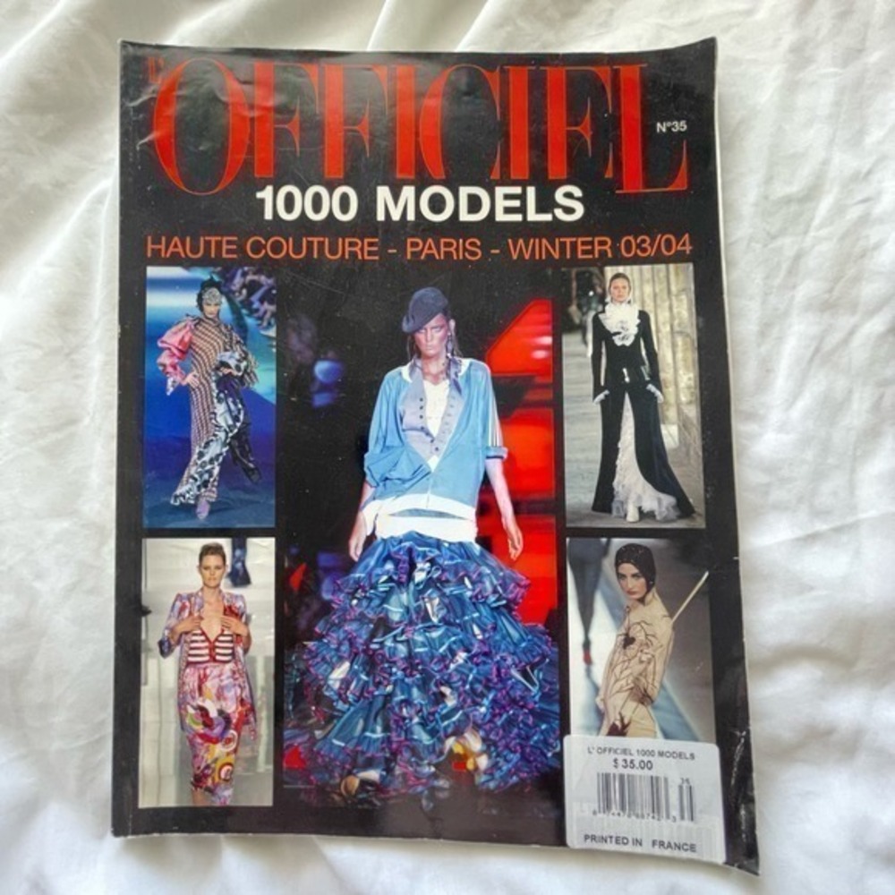 2003-04 Haute Couture Runway Look Book Vintage L'Officiel Magazine Paris Rare